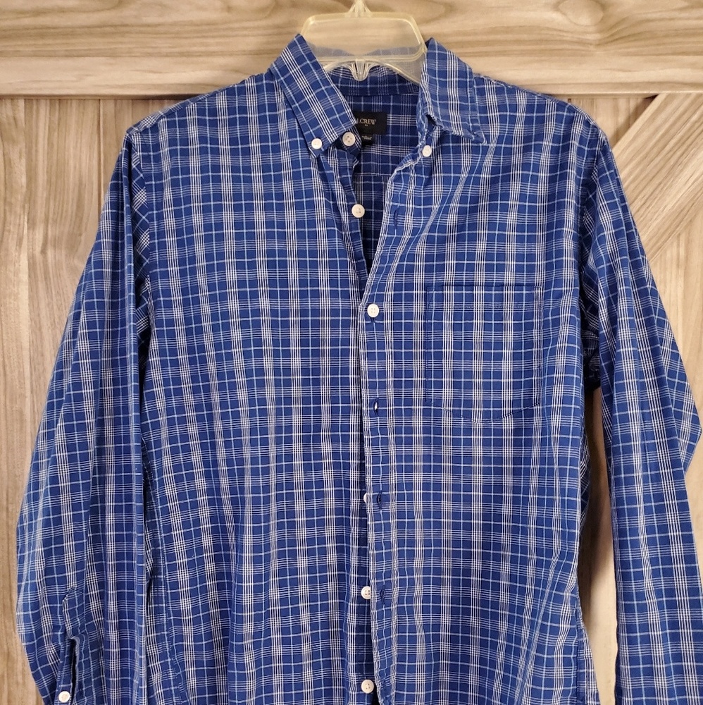 Jcrew Plaid Long Sleeve Button S